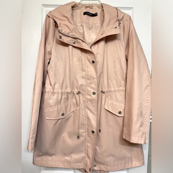 Lauren Ralph Lauren Blush Hooded Anorak Jacket, Created for Macy's, PLG - Picture 2 of 9